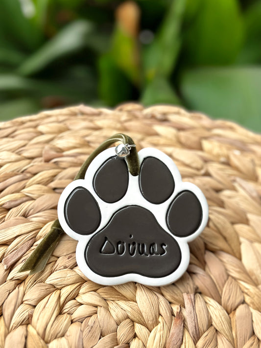 Little clay paw (colored)