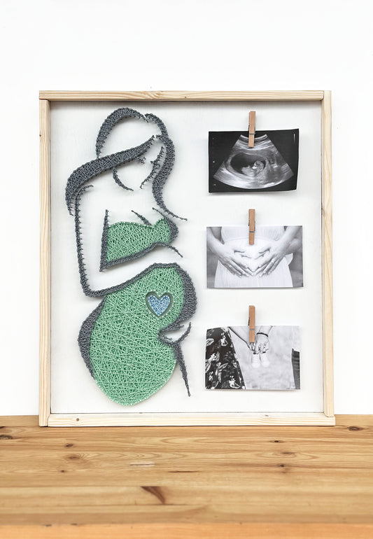 Pregnancy photo-display board