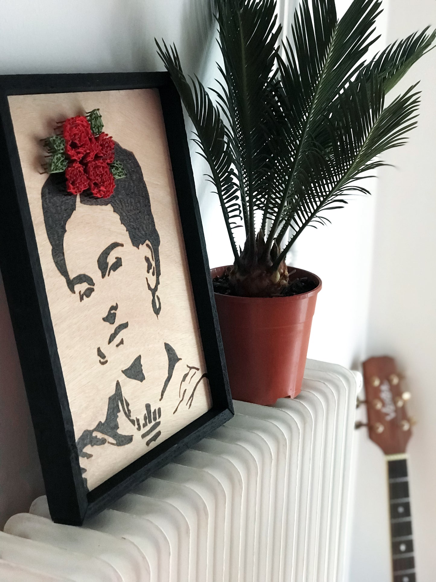 Frida Kahlo pyrography