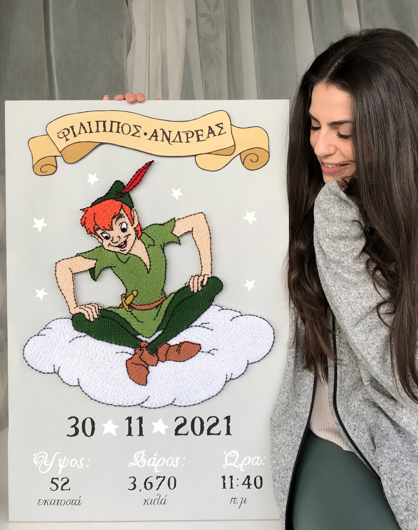 Peter Pan birth certificate