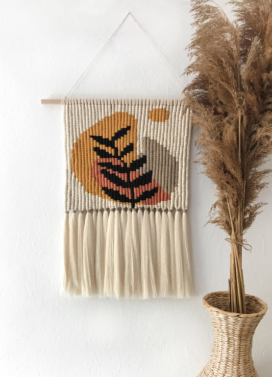 Big macramé - Botanical pattern