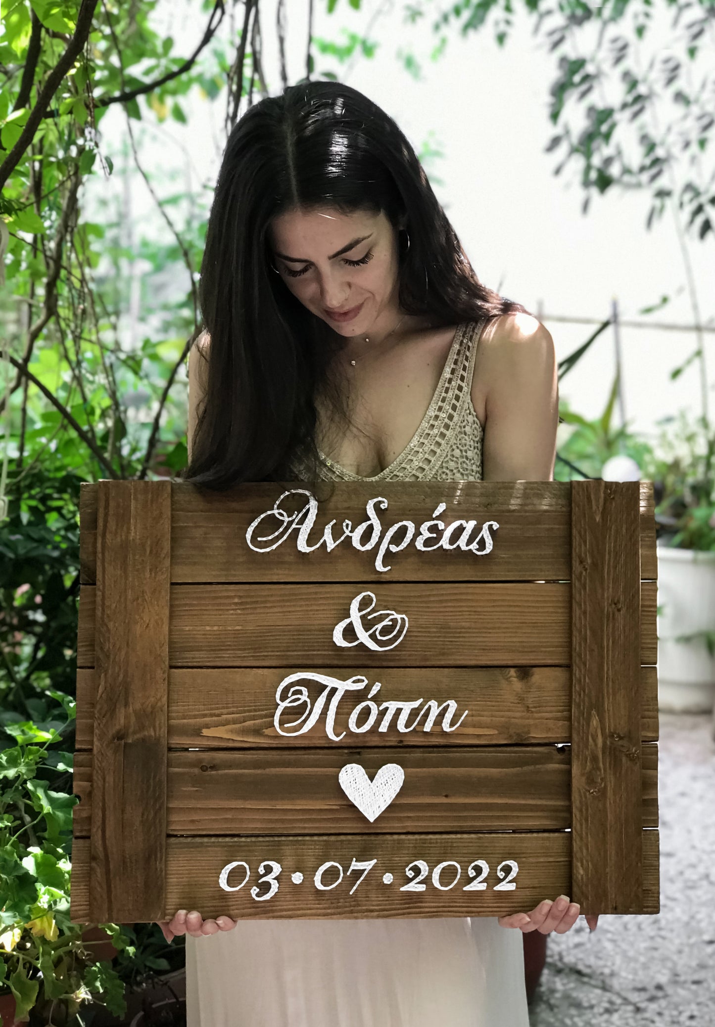 Wooden Rustic Wedding Sign