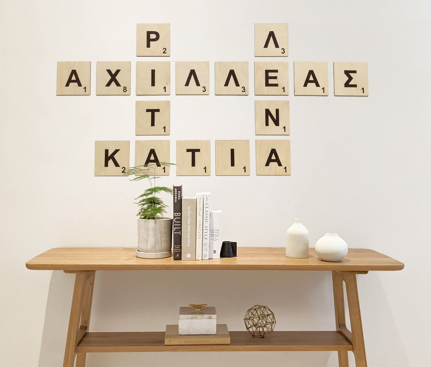 Scrabble family letters