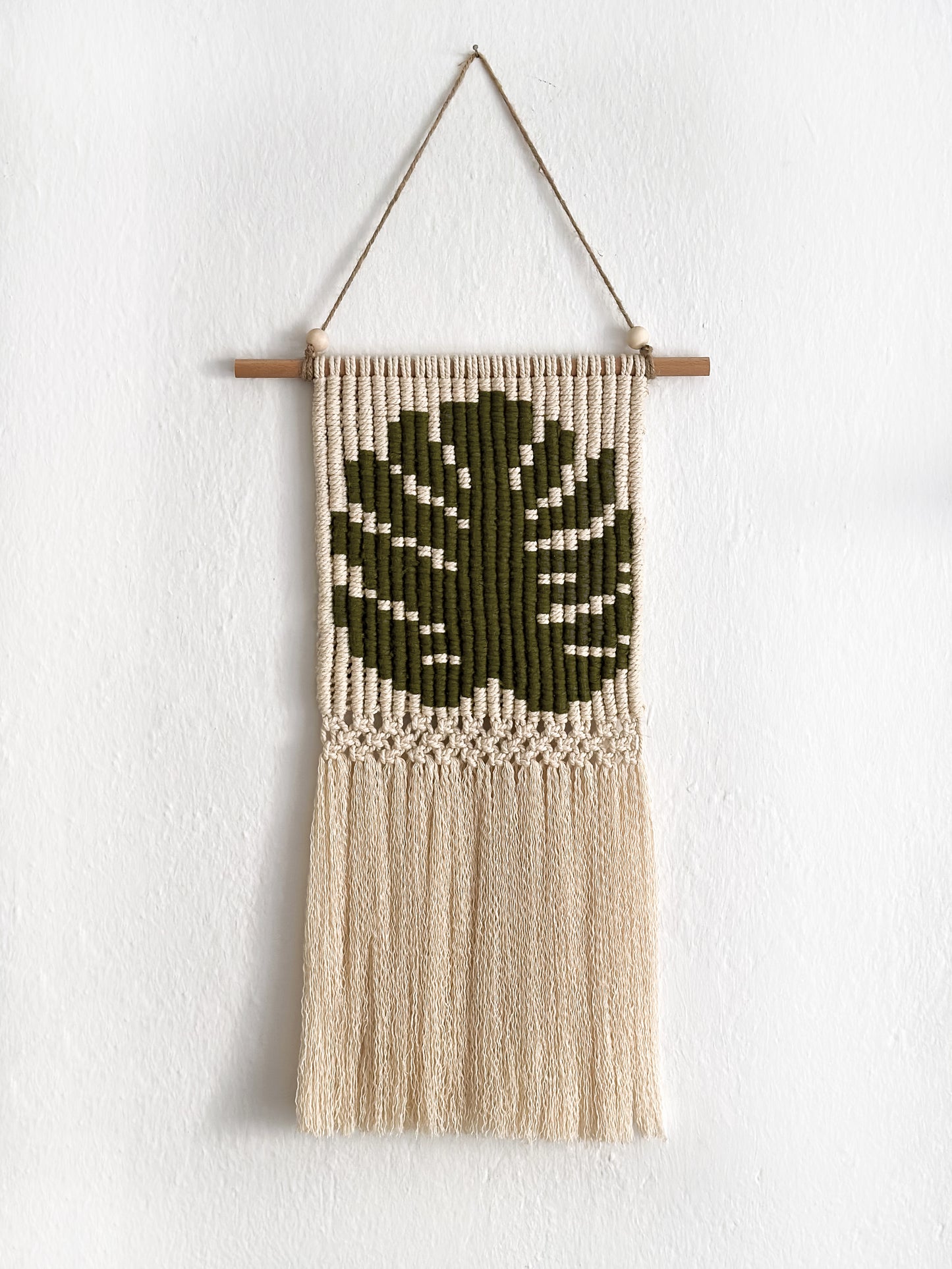 Macramé monstera