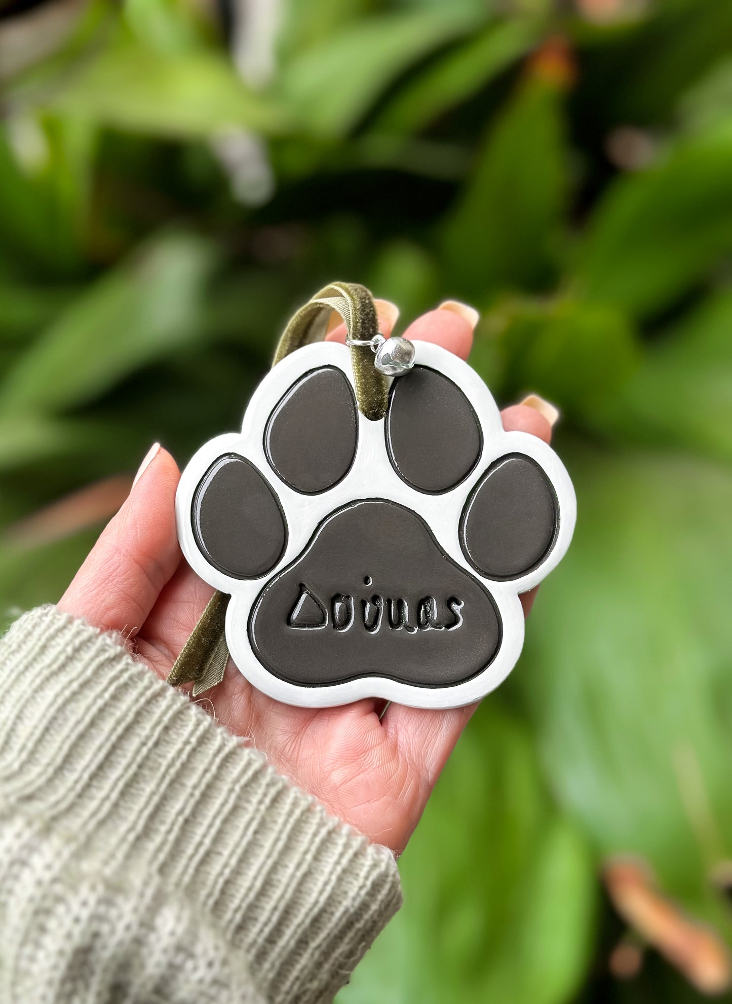 Little clay paw (colored)