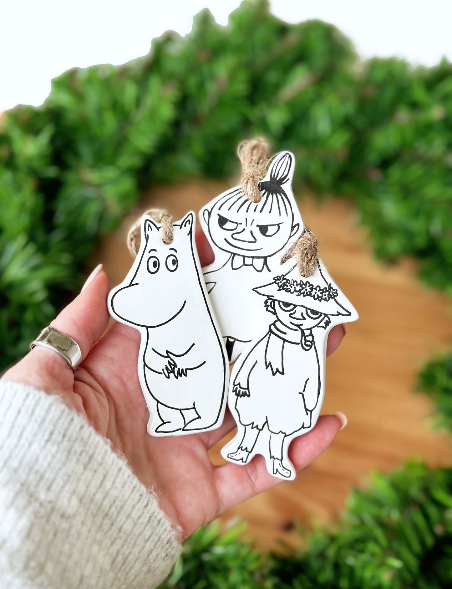Moomins ornaments (set of 3)