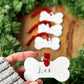 Personalised Dog bone ornament