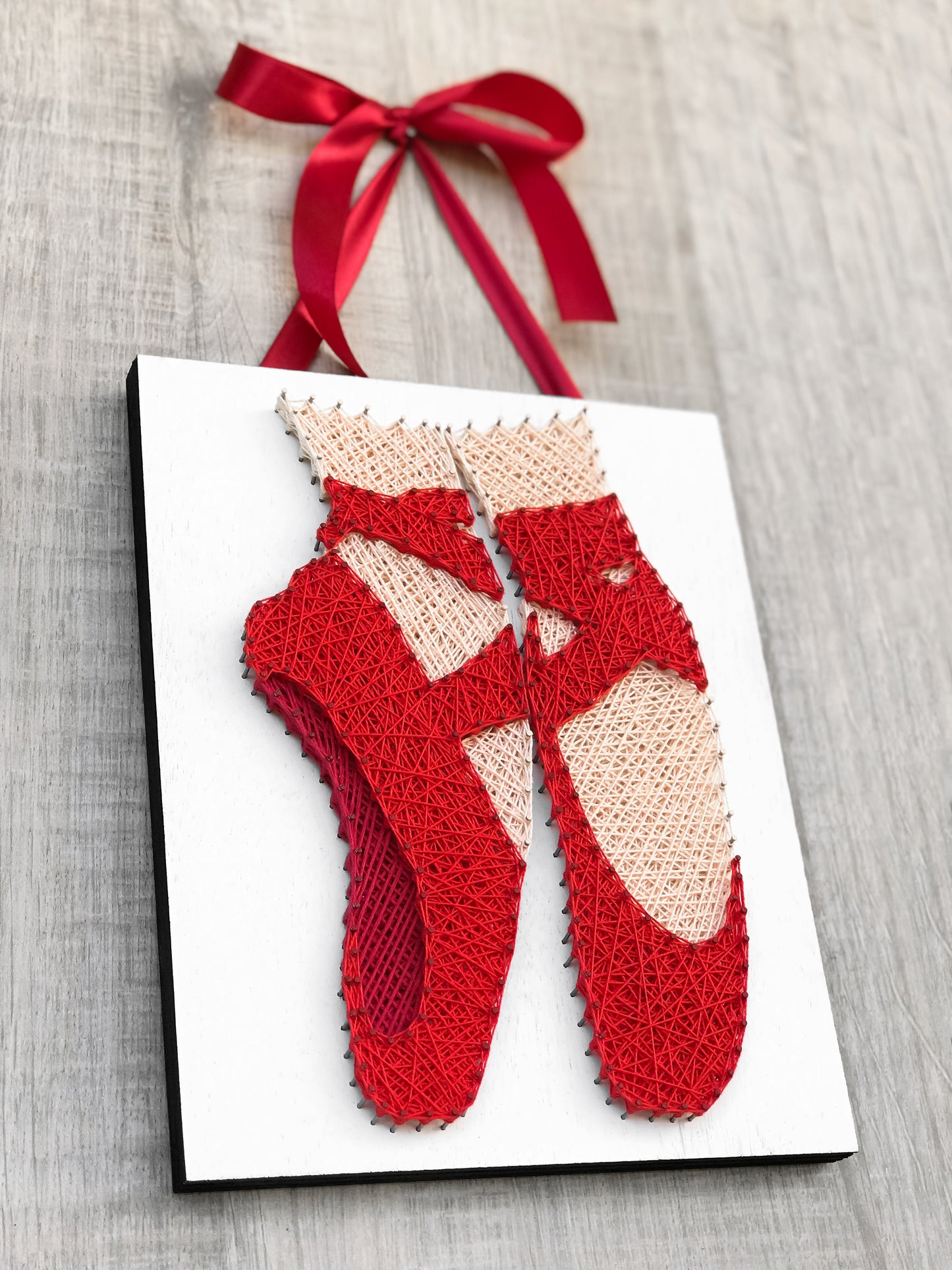 Red ballet shoes