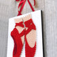 Red ballet shoes