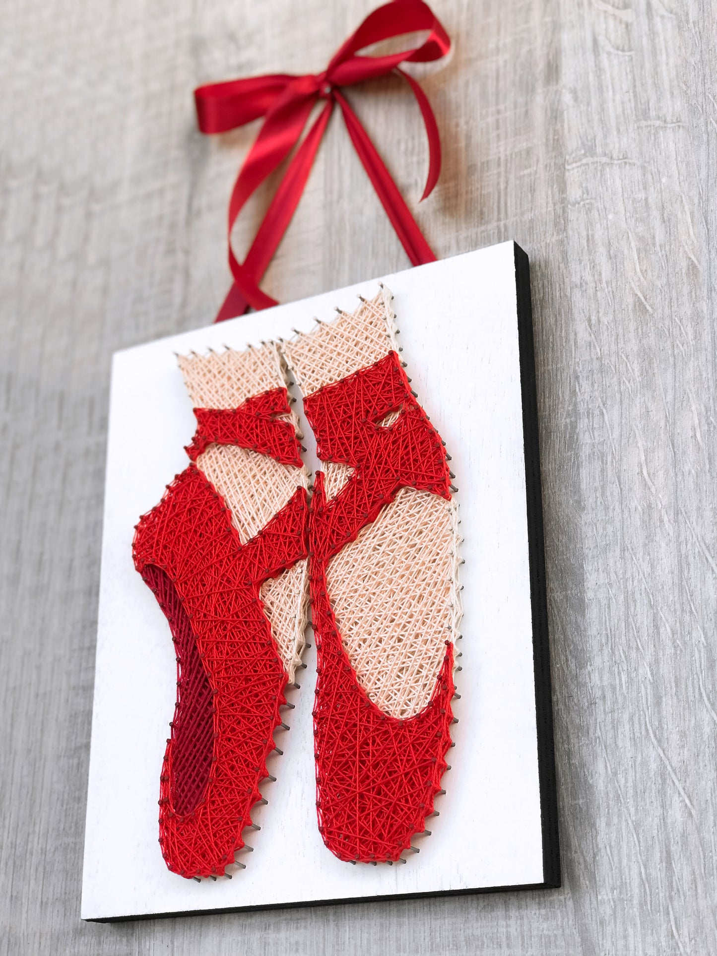 Red ballet shoes