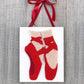 Red ballet shoes
