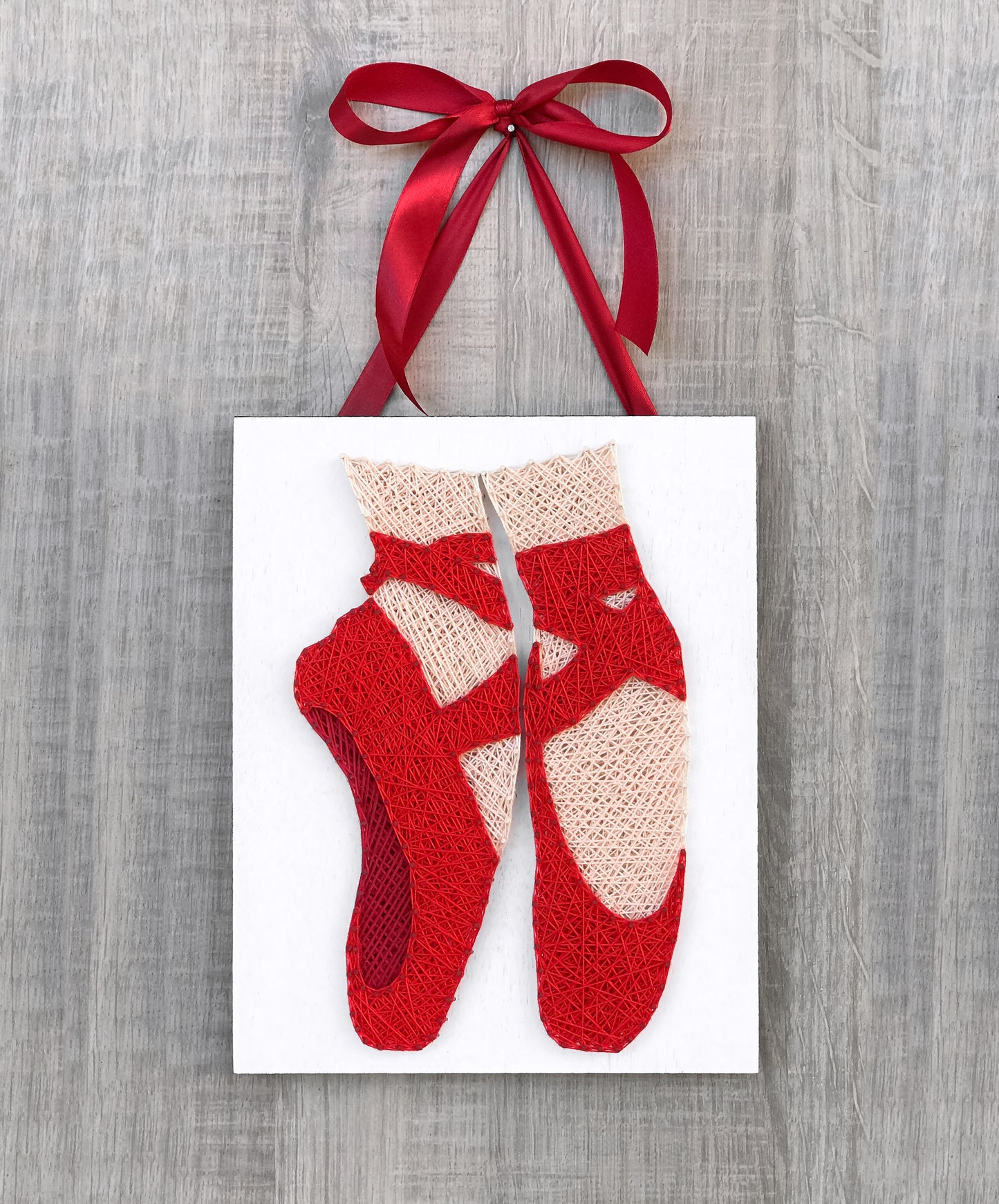 Red ballet shoes