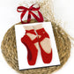 Red ballet shoes
