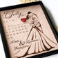 Wedding-Christening calendar