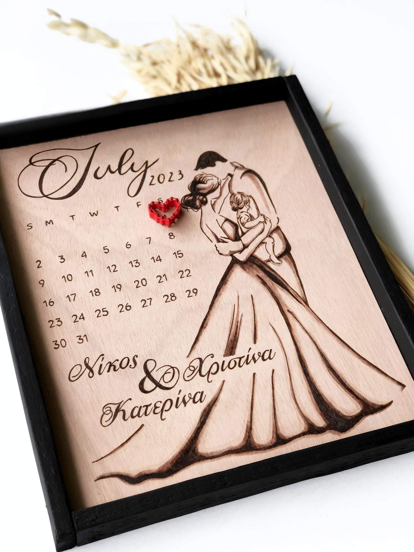 Wedding-Christening calendar