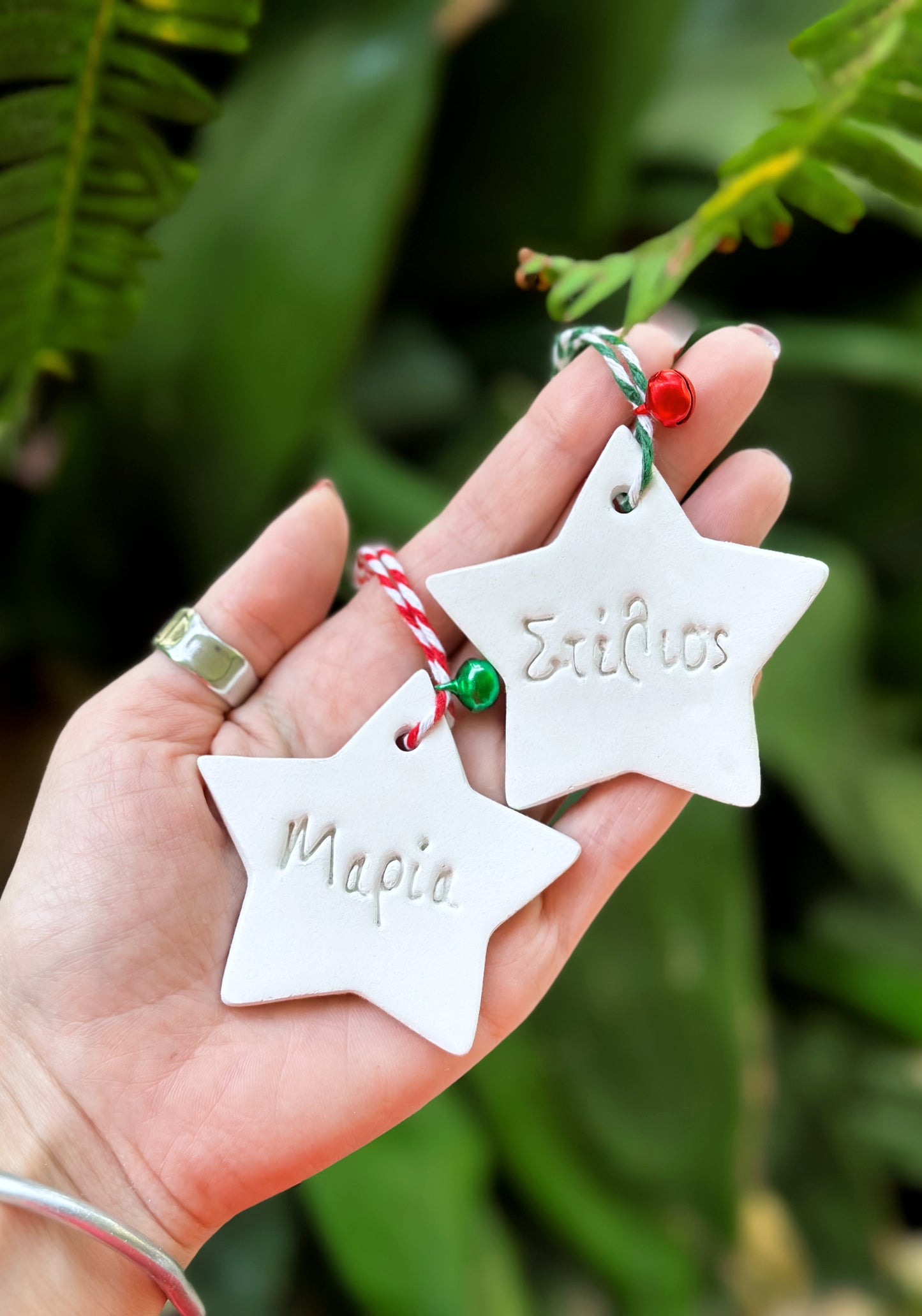 Personalised clay star