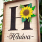 Sunflower monogram