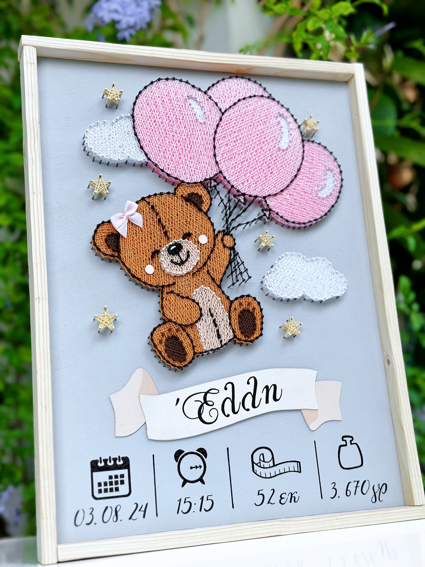 Teddy bear birth certificate