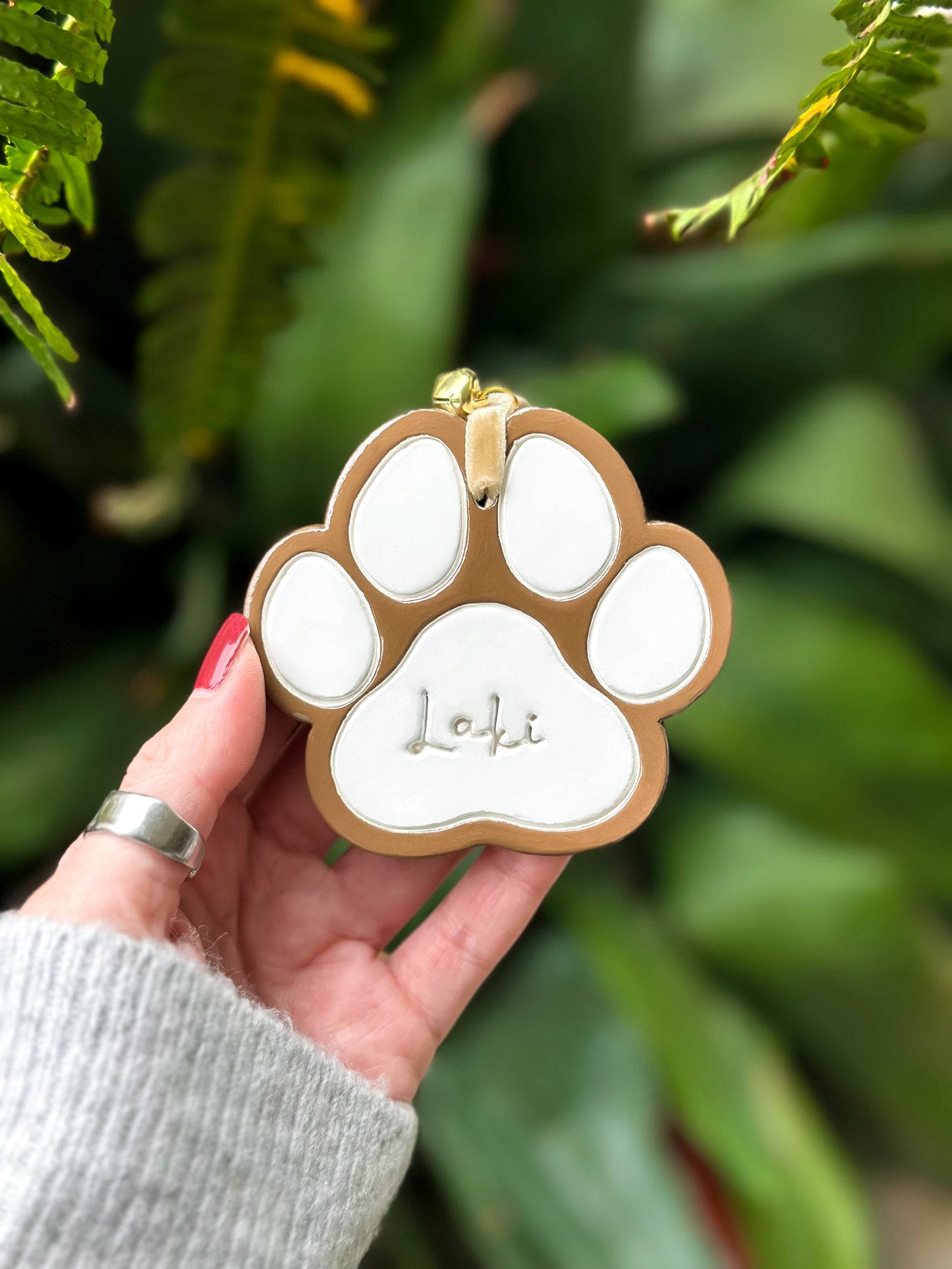 Little clay paw (colored)