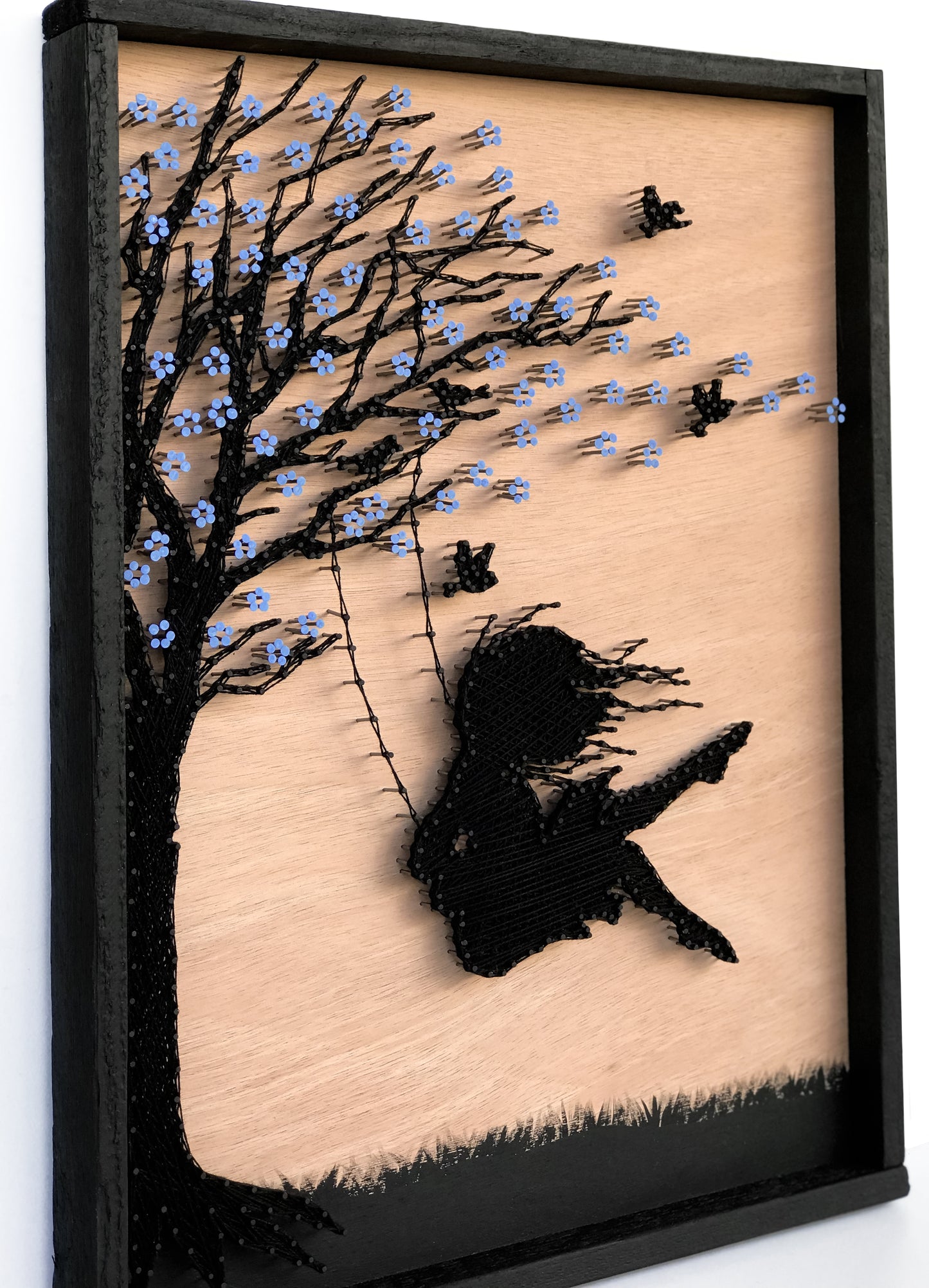 Girls Silhouettes Diptych