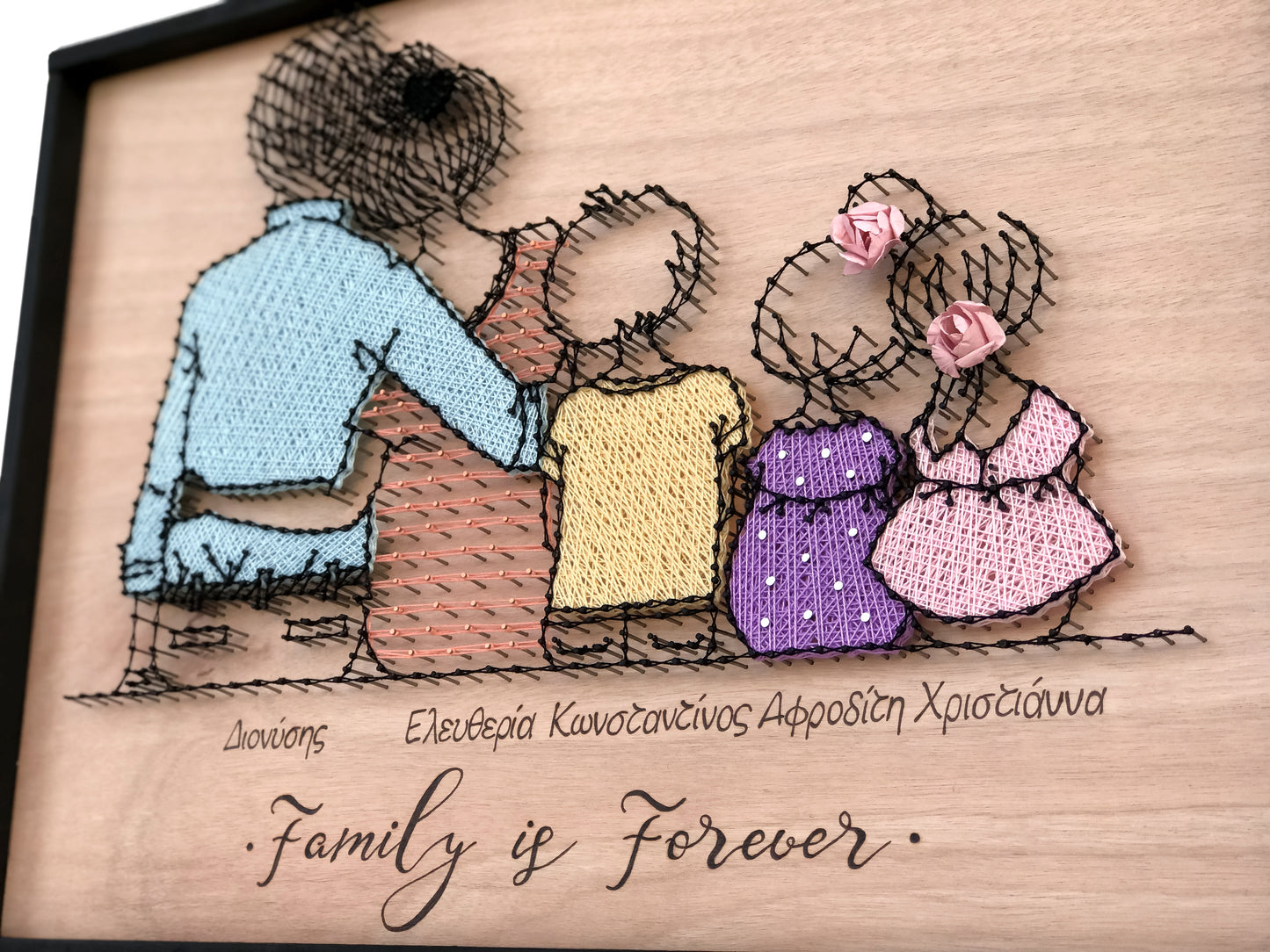 Beautiful family // natural wood