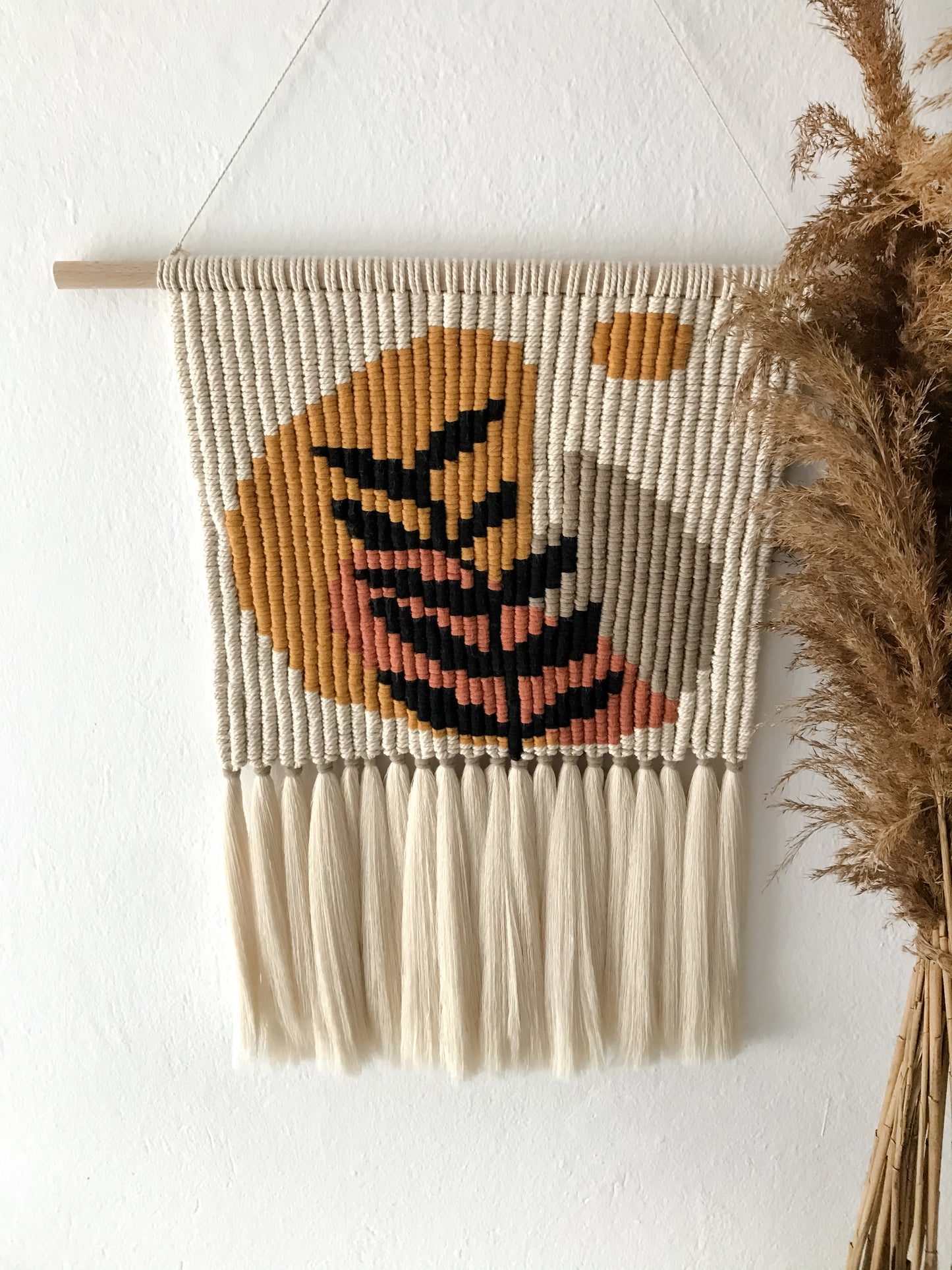 Big macramé - Botanical pattern