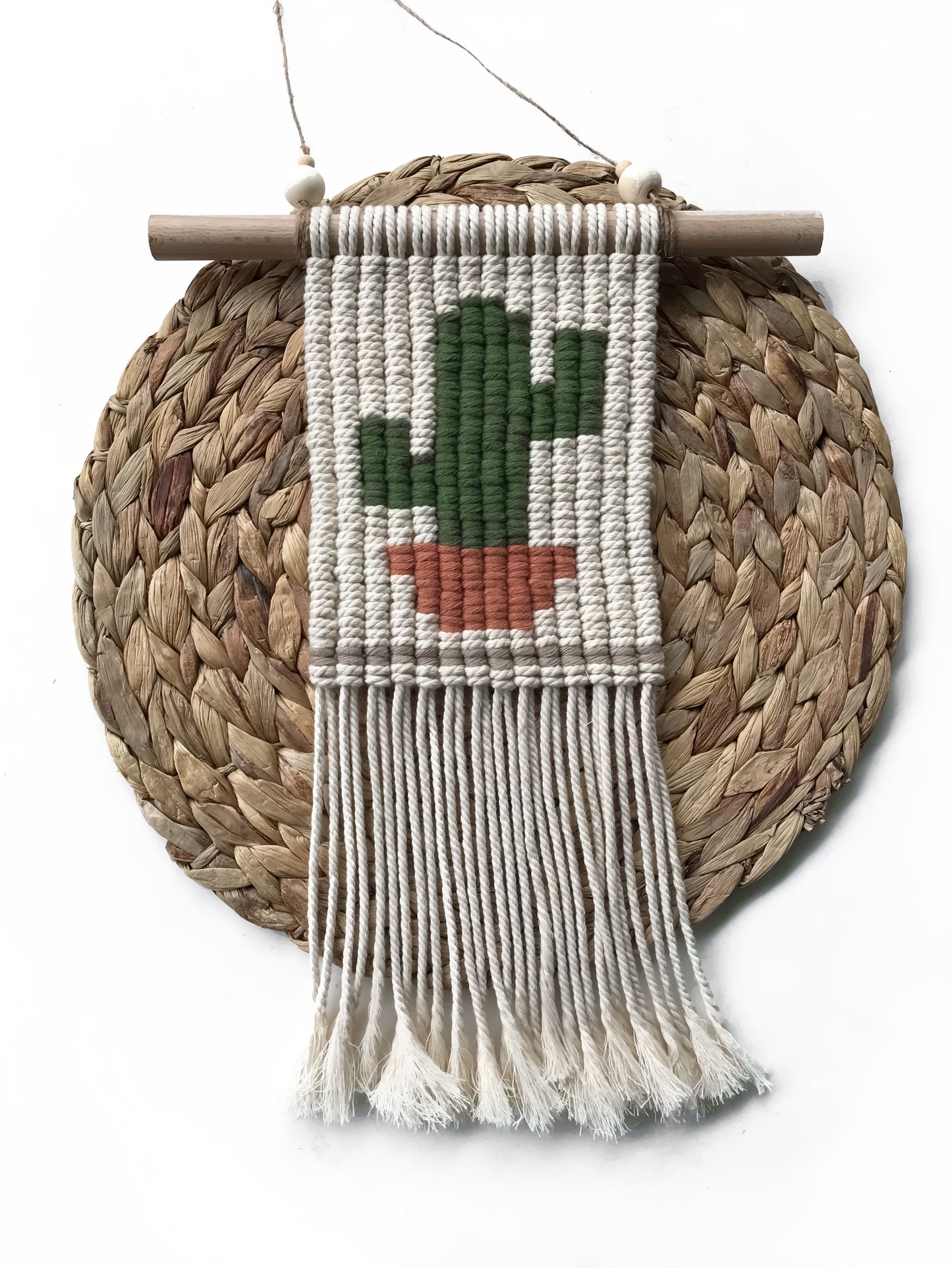 Cactus macramé